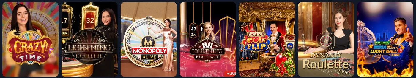 Live casino spellen met echte dealers bij Spinhub Casino zoals roulette en blackjack